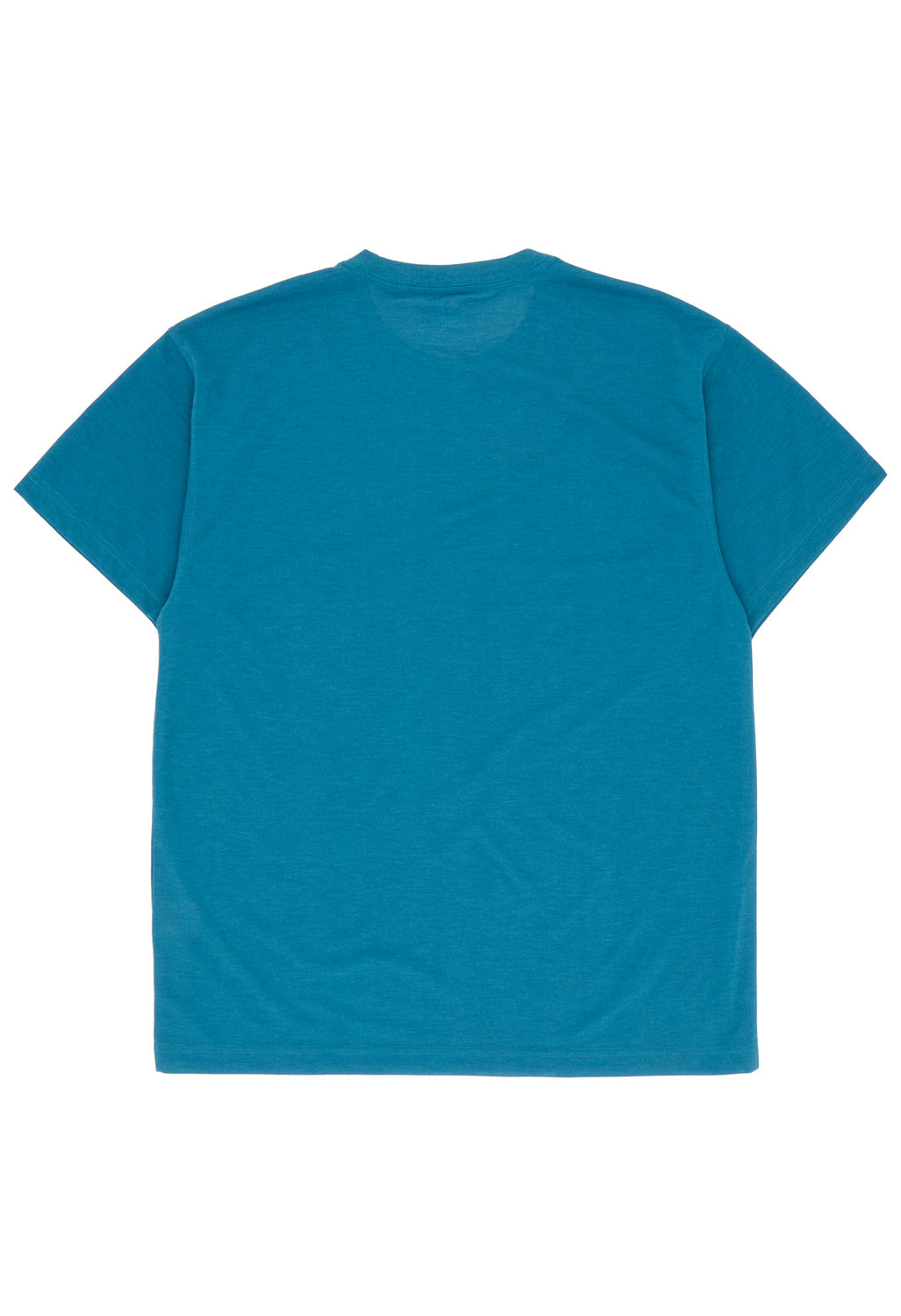 Montbell Men's Wickron Mountain Scenes T-Shirt - Blue Green