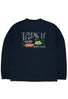 Montbell Men's Wickron Mountain Gear Long Sleeve T-Shirt - Navy