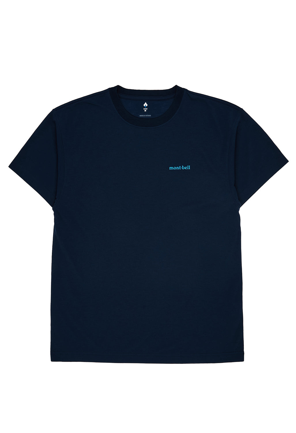 Montbell Men's Wickron Yama To Taiyou T-Shirt - Navy