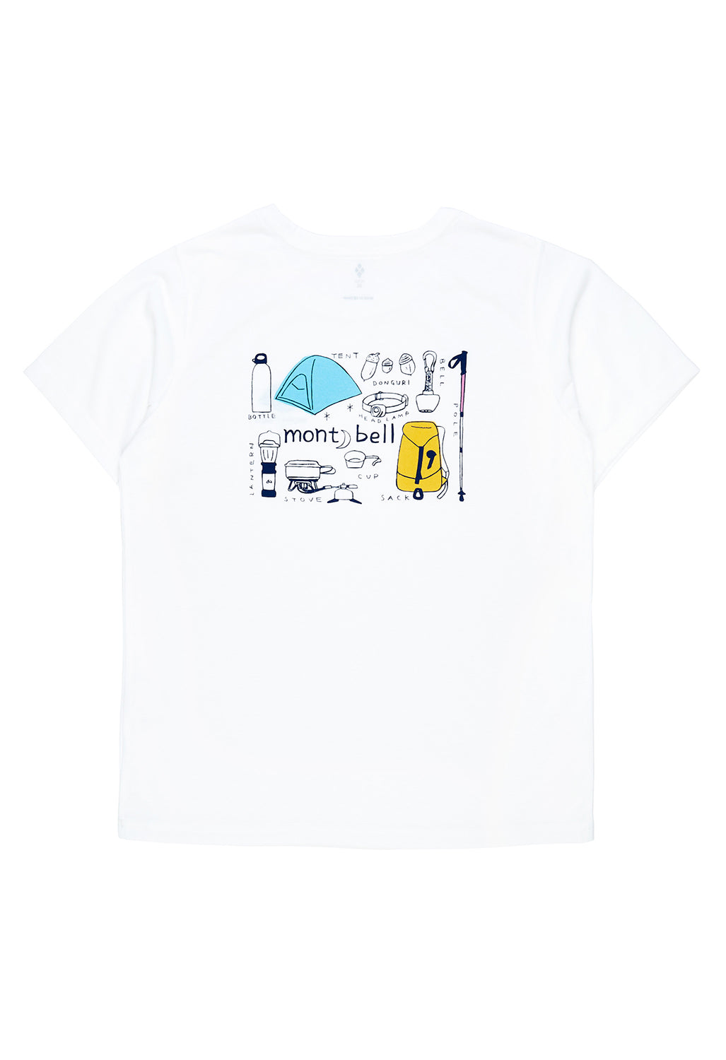 Montbell Women's Wickron Mountain Gear T-Shirt - White