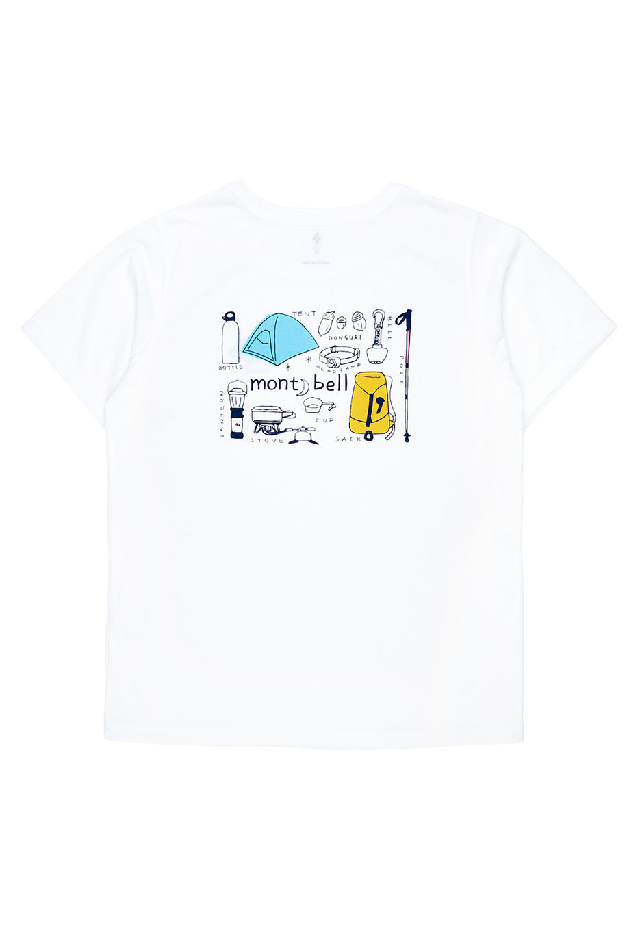 Montbell Women's Wickron Mountain Gear T-Shirt - White