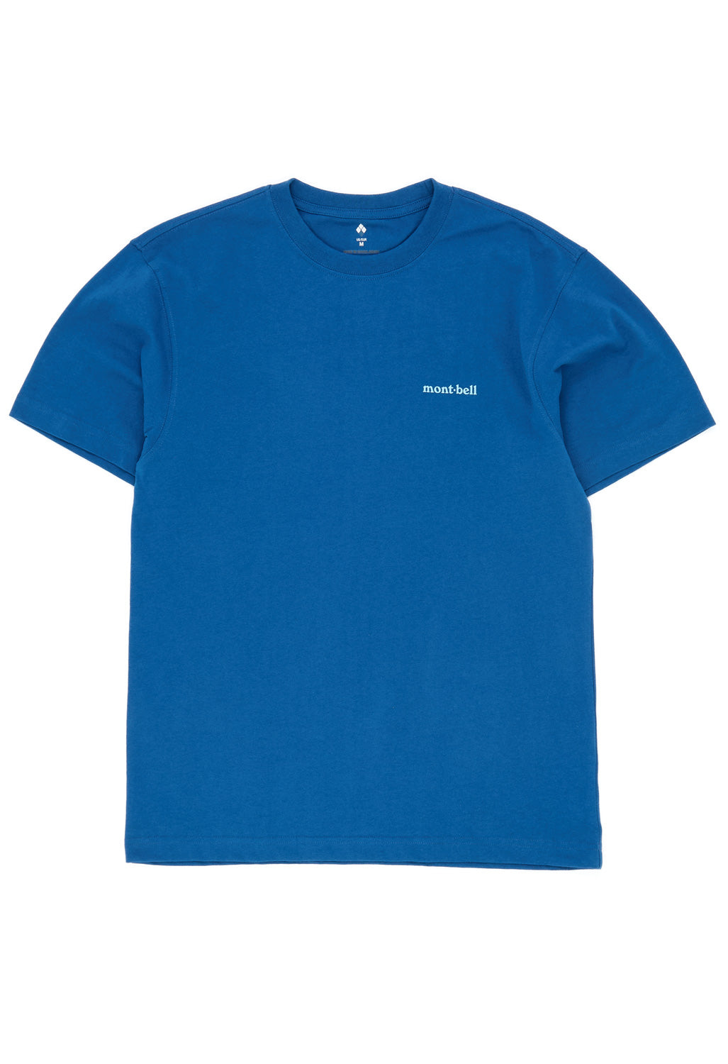 Montbell Men's Pear Skin Cotton Natsu Kumo T-Shirt - Blue