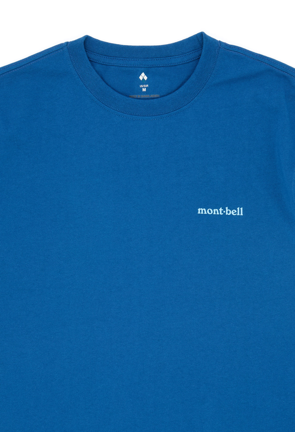 Montbell Men's Pear Skin Cotton Natsu Kumo T-Shirt - Blue