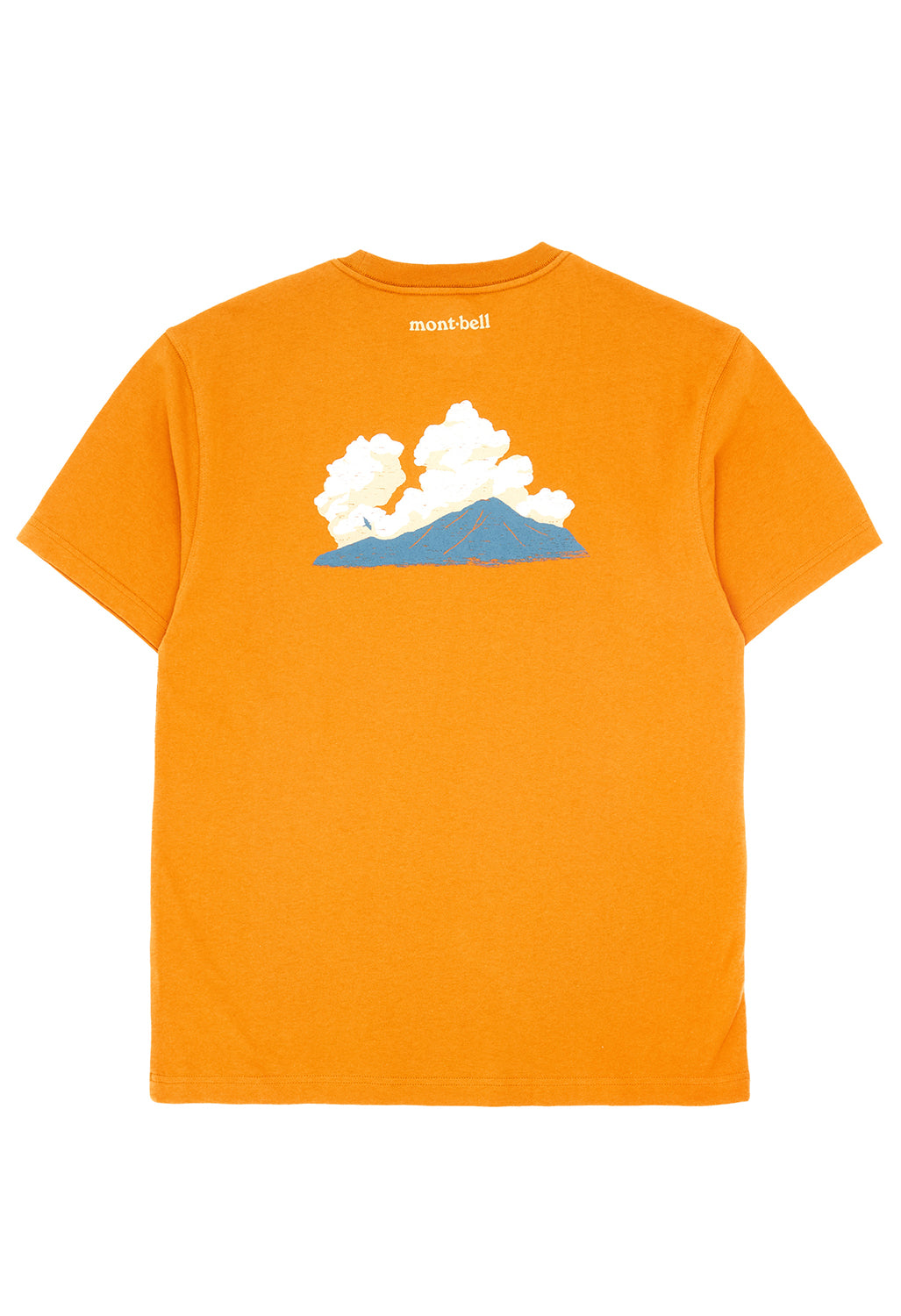 Montbell Men's Pear Skin Cotton Natsu Kumo T-Shirt - Orange