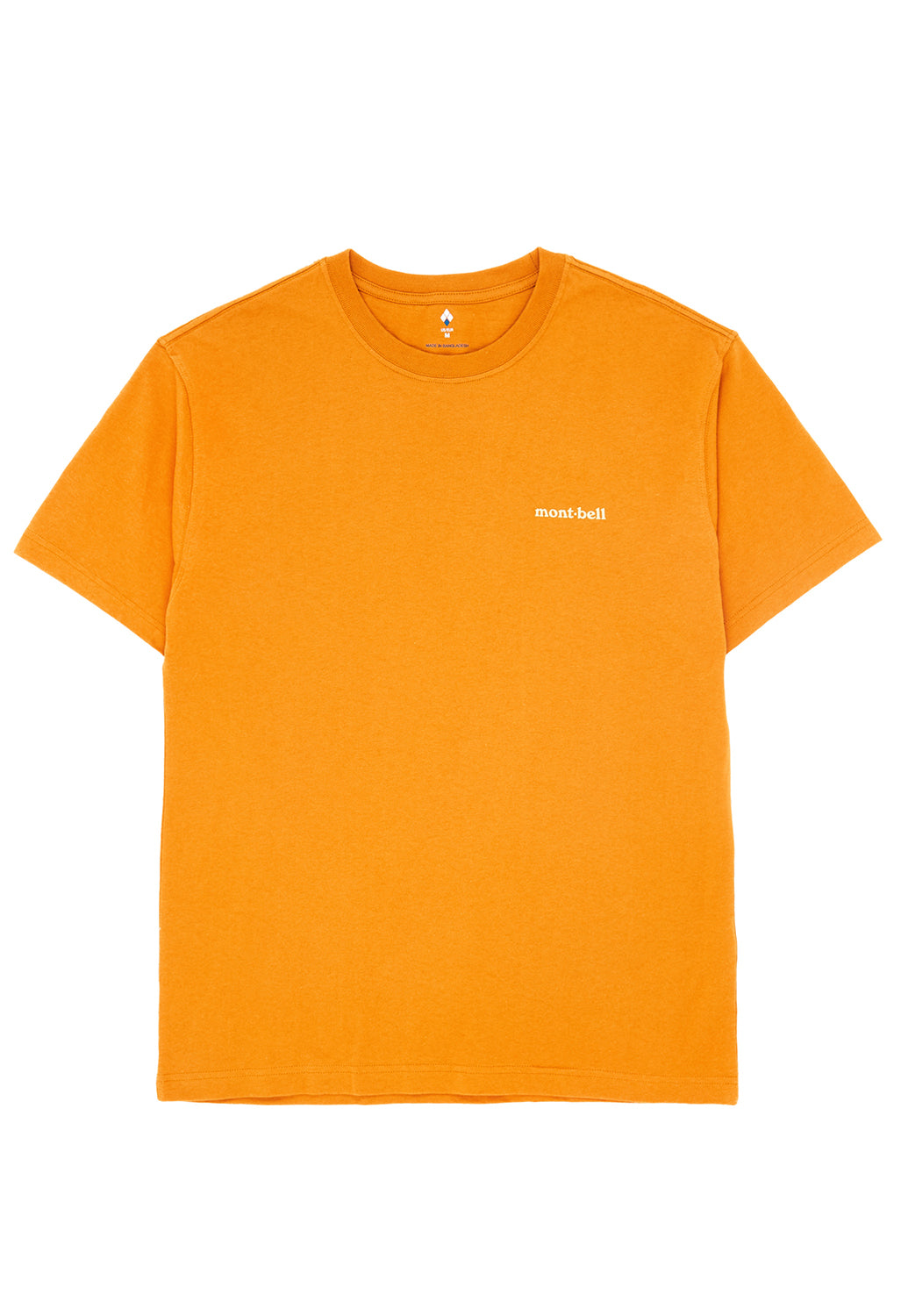 Montbell Men's Pear Skin Cotton Natsu Kumo T-Shirt - Orange