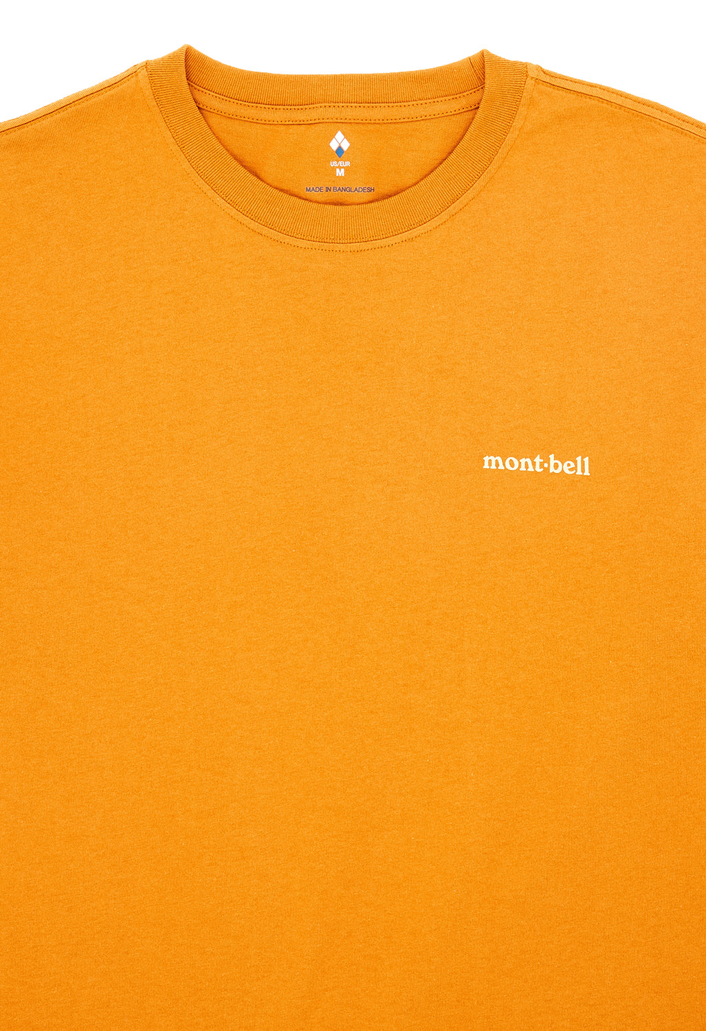 Montbell Men's Pear Skin Cotton Natsu Kumo T-Shirt - Orange