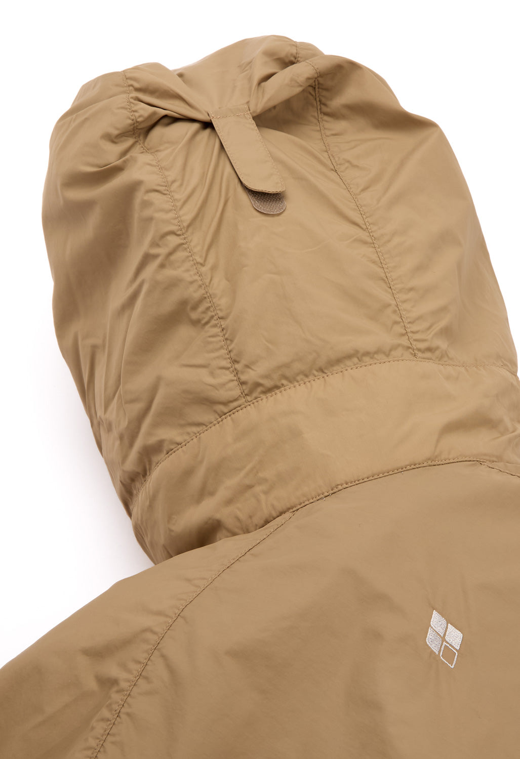 Montbell Men's Light Shell Hooded Jacket - Tan