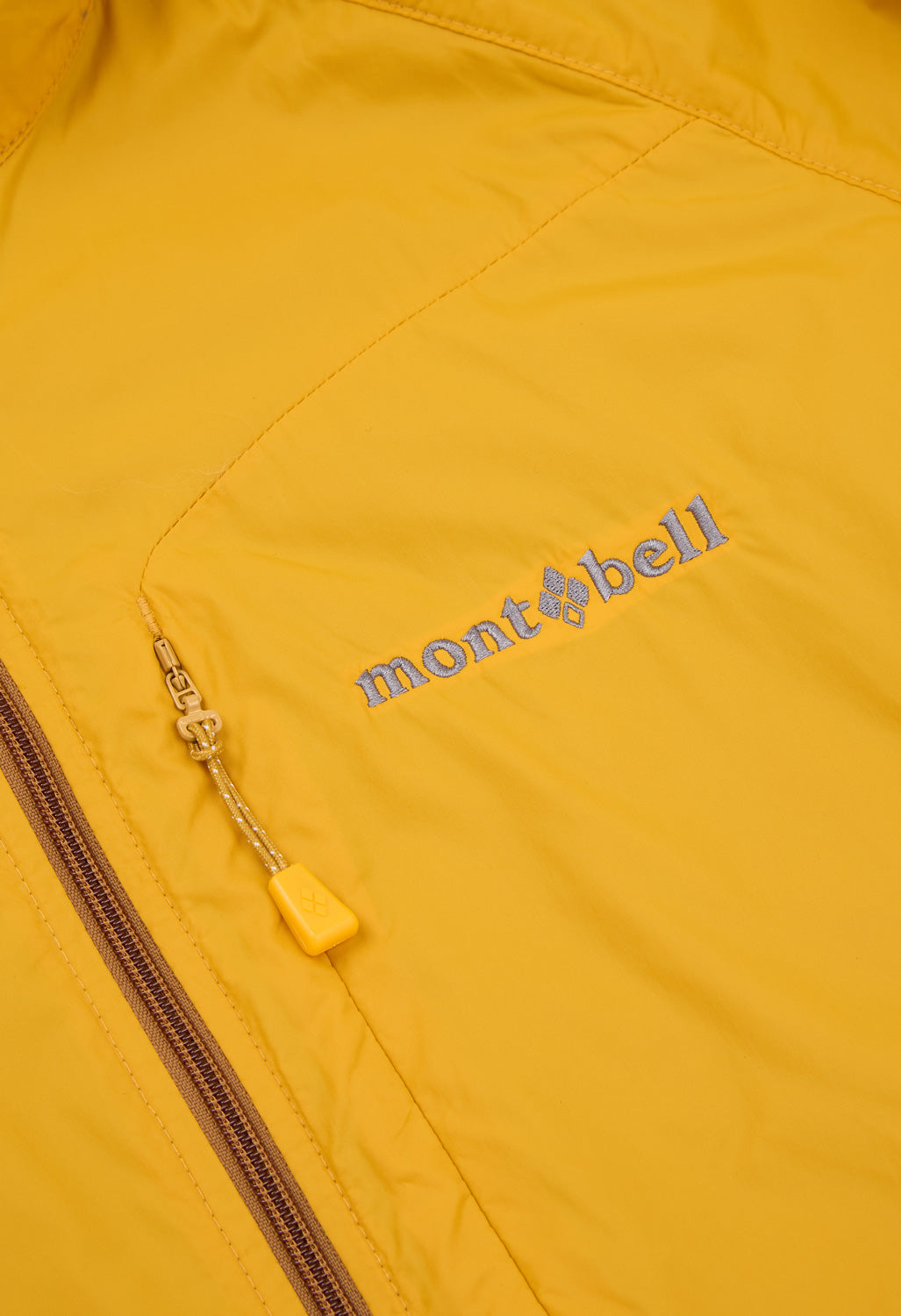 Montbell Men's Light Shell Hooded Jacket - Yellow
