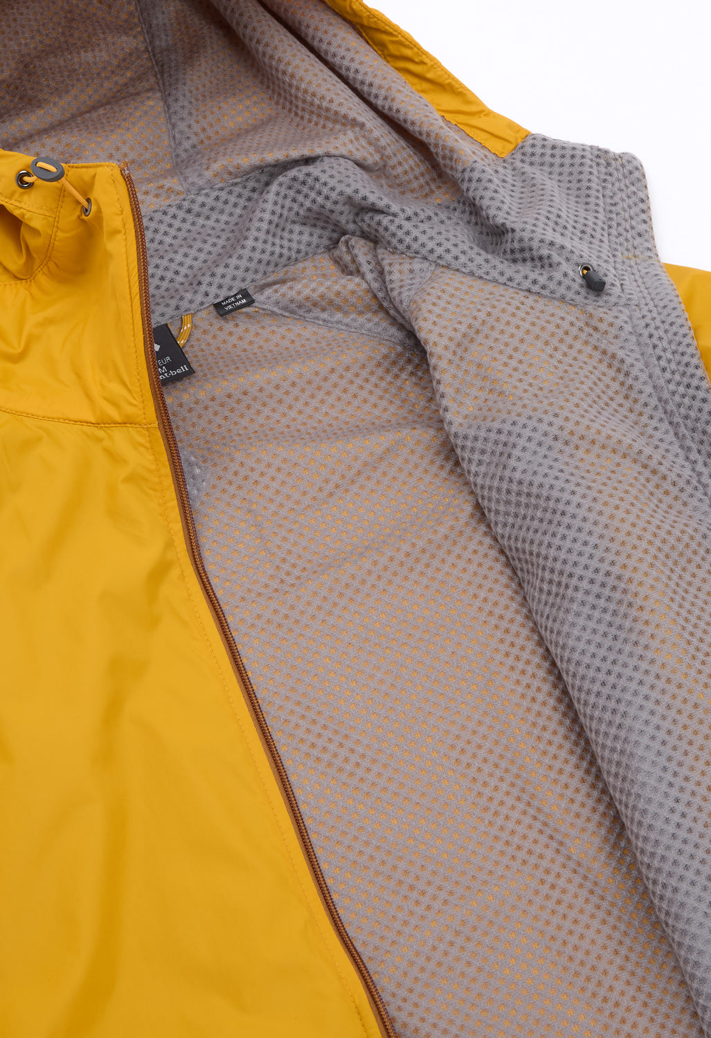 Montbell Men's Light Shell Hooded Jacket - Yellow