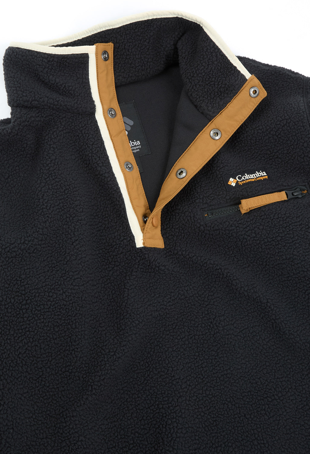 Columbia Helvetia II Cropped Half Snap Fleece - Black