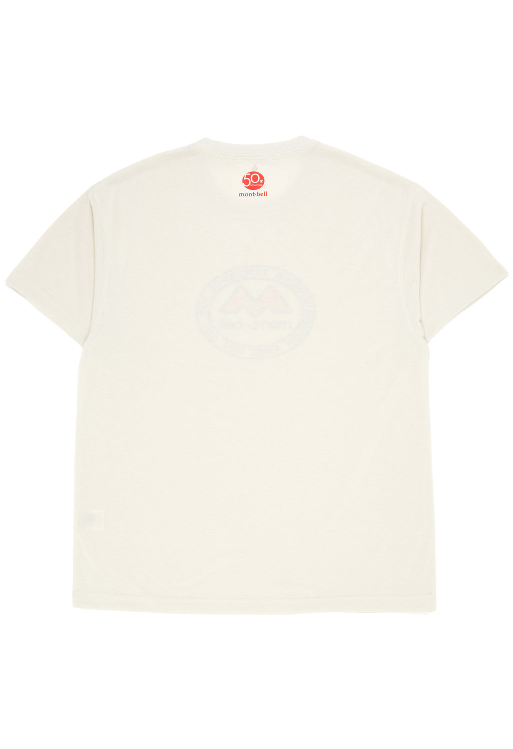 Montbell 50th Anniversary Men's Wickron Classic M Mark T-Shirt - Ivory