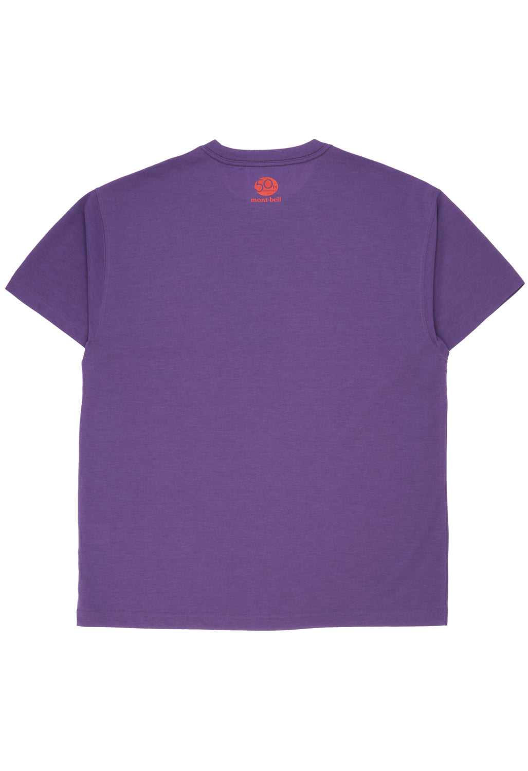 Montbell 50th Anniversary Men's Wickron Classic M Mark Short Sleeve T-Shirt - Purple