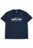 Montbell 50th Anniversary Men's Wickron Classic Montbell Logo Short Sleeve T-Shirt - Navy