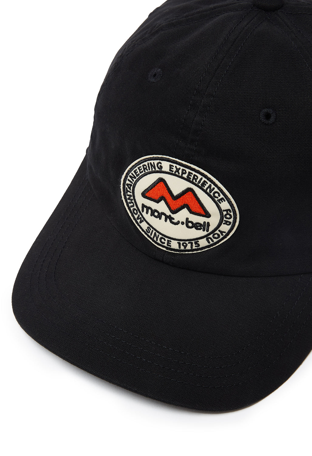 Montbell 50th Anniversary Washed Out Cotton Cap - Black