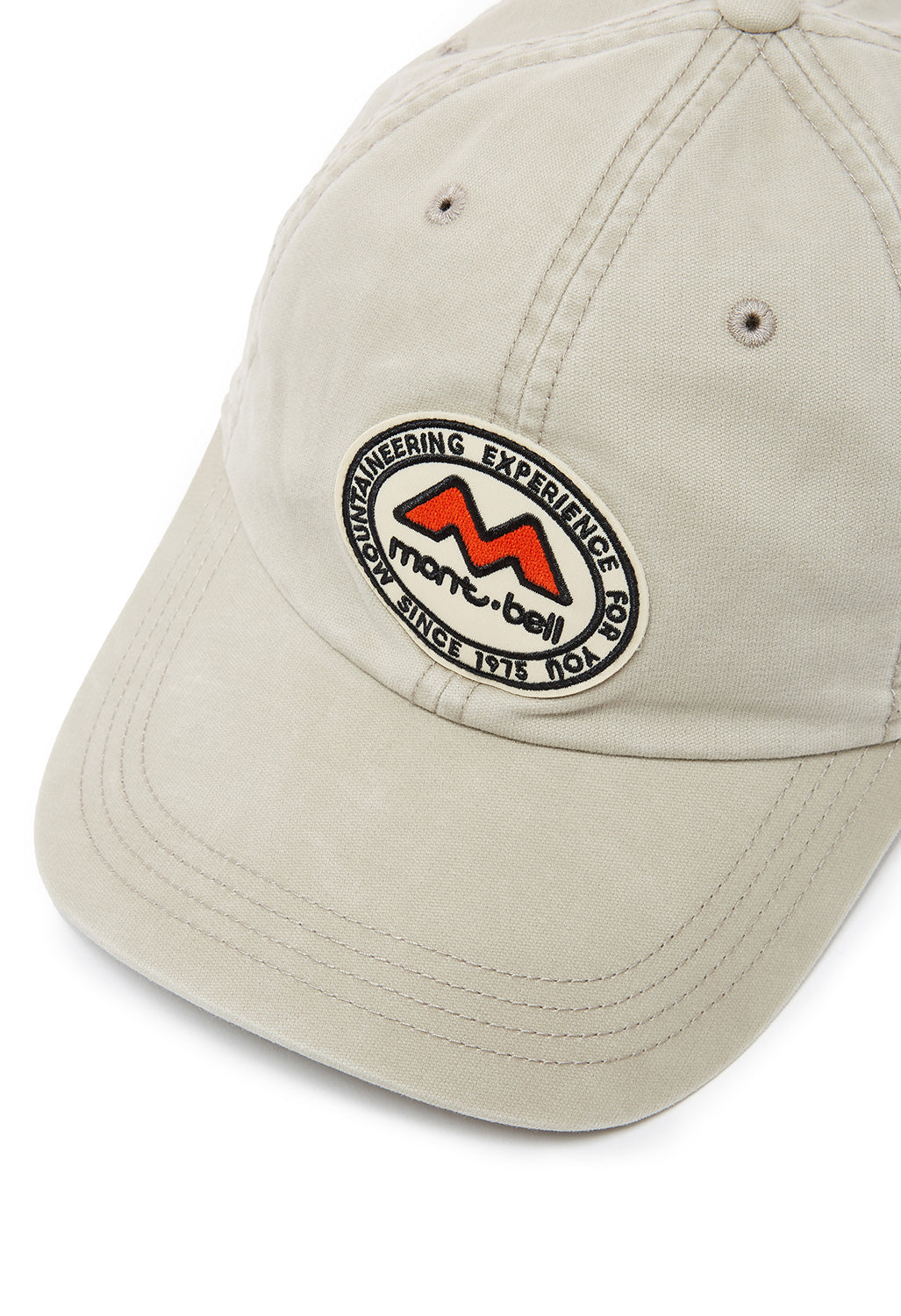 Montbell 50th Anniversary Washed Out Cotton Cap - Gray