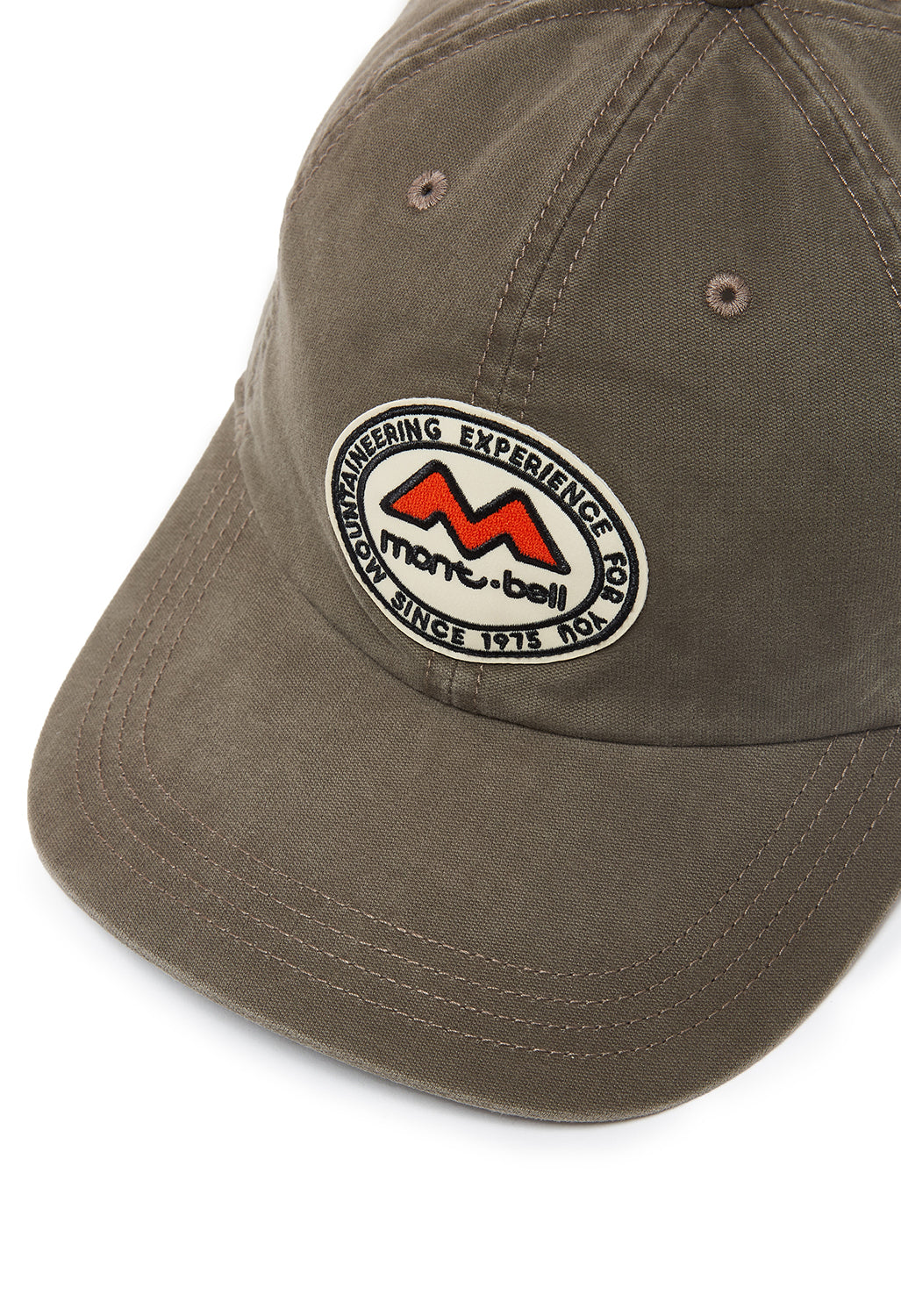 Montbell 50th Anniversary Washed Out Cotton Cap - Brown