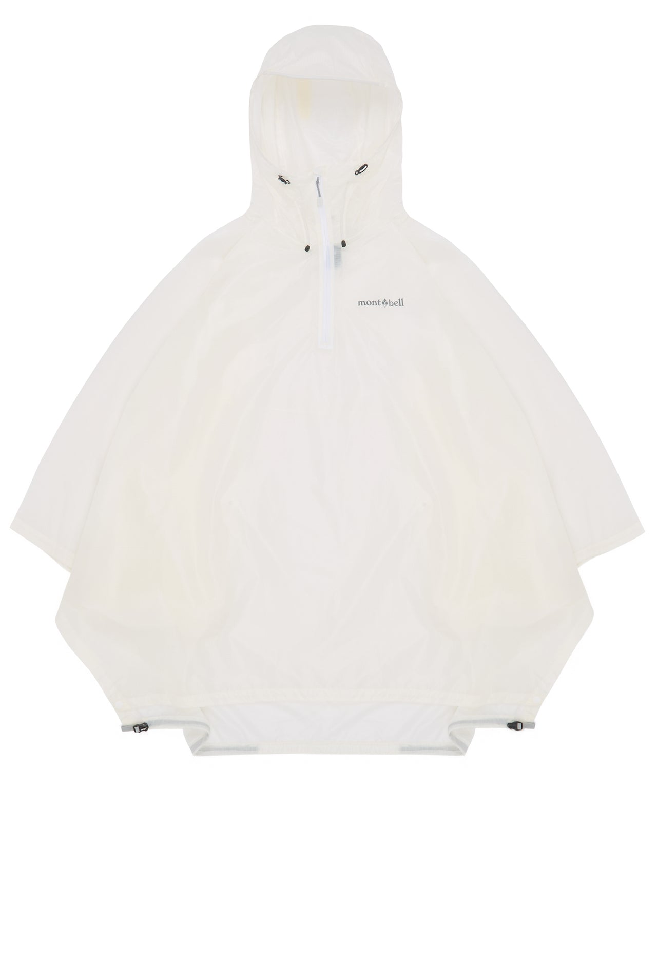 Montbell Trekking Rain Poncho - White