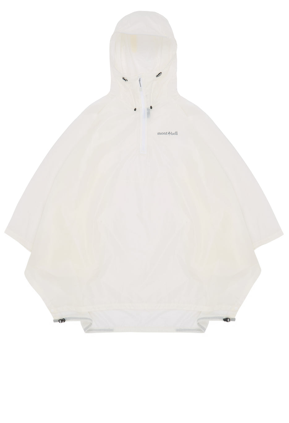 Montbell Trekking Rain Poncho - White