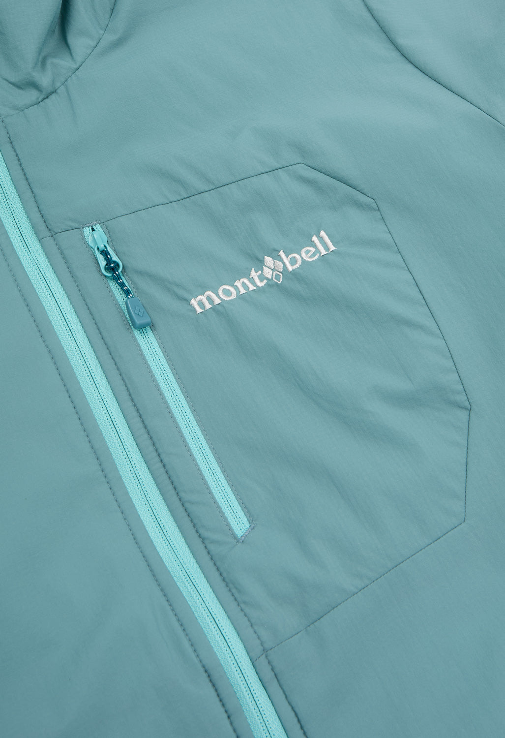 Montbell Women's Ex Light Thermawrap Parka  - Blue Green