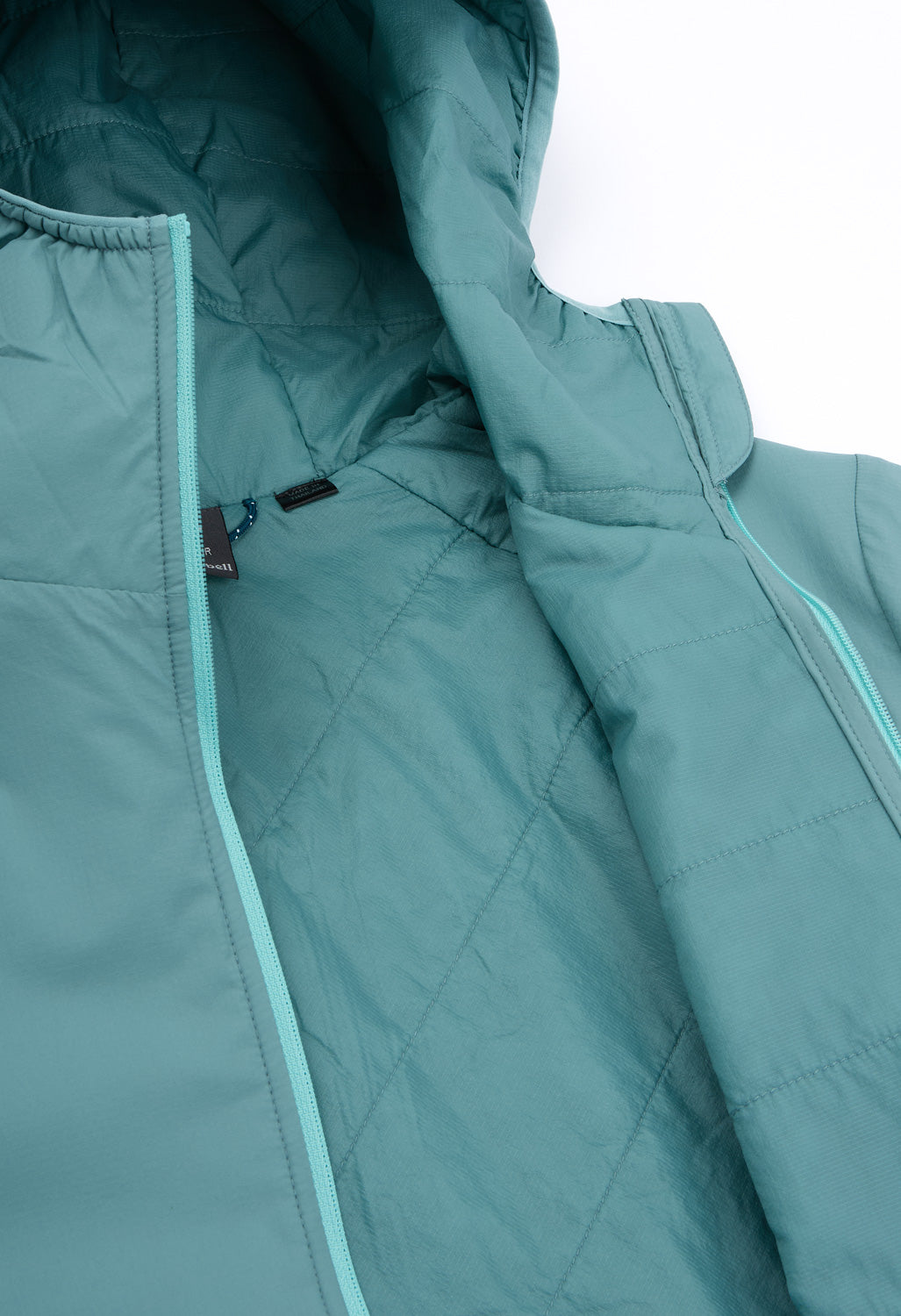 Montbell Women's Ex Light Thermawrap Parka  - Blue Green