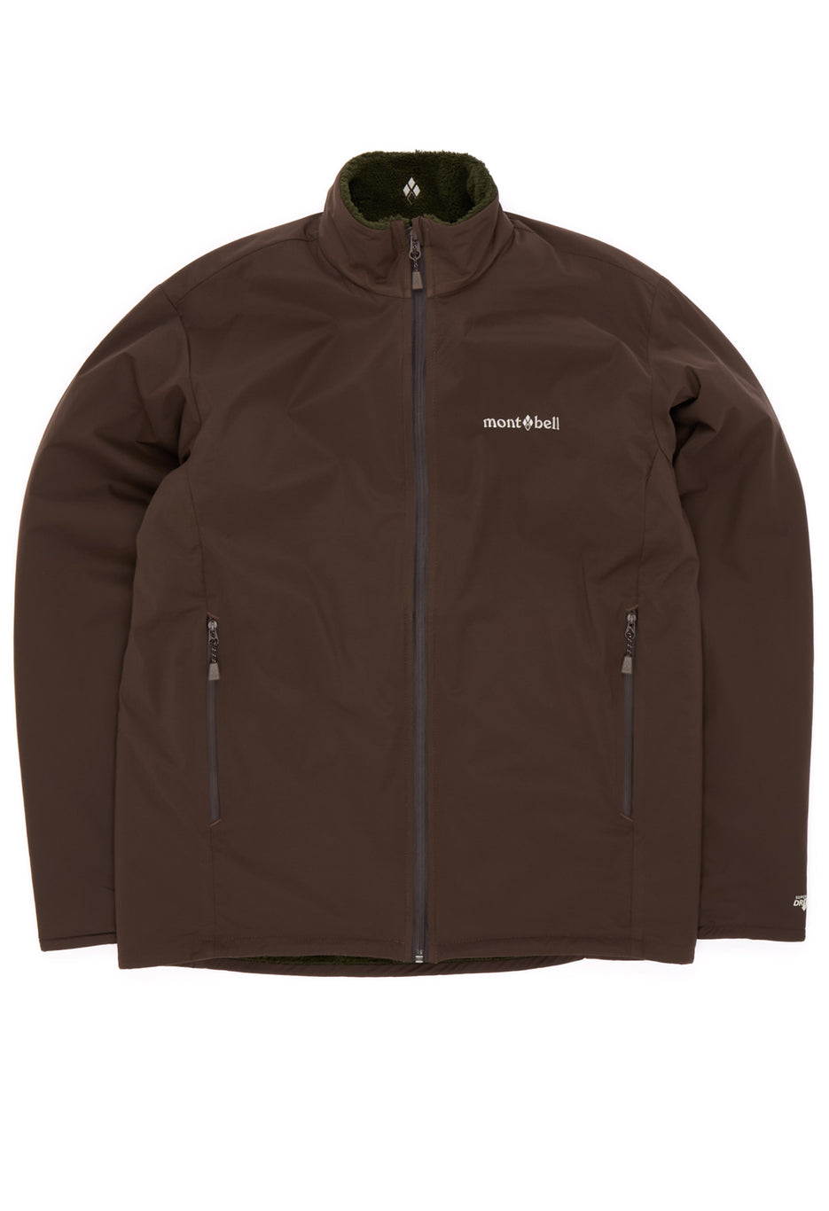 Montbell Men's Climaair Reversible Jacket - Dark Brown
