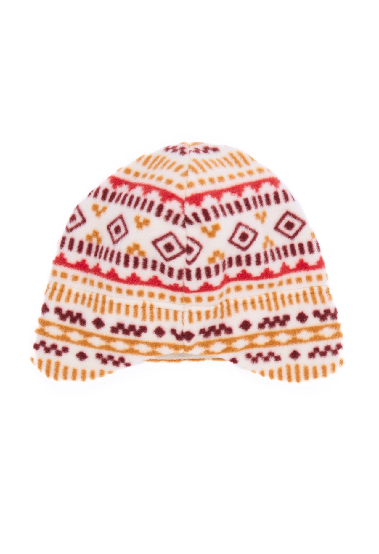 Montbell Climaplus 100 Print Ear Warmer Cap - Ivory Multi Print