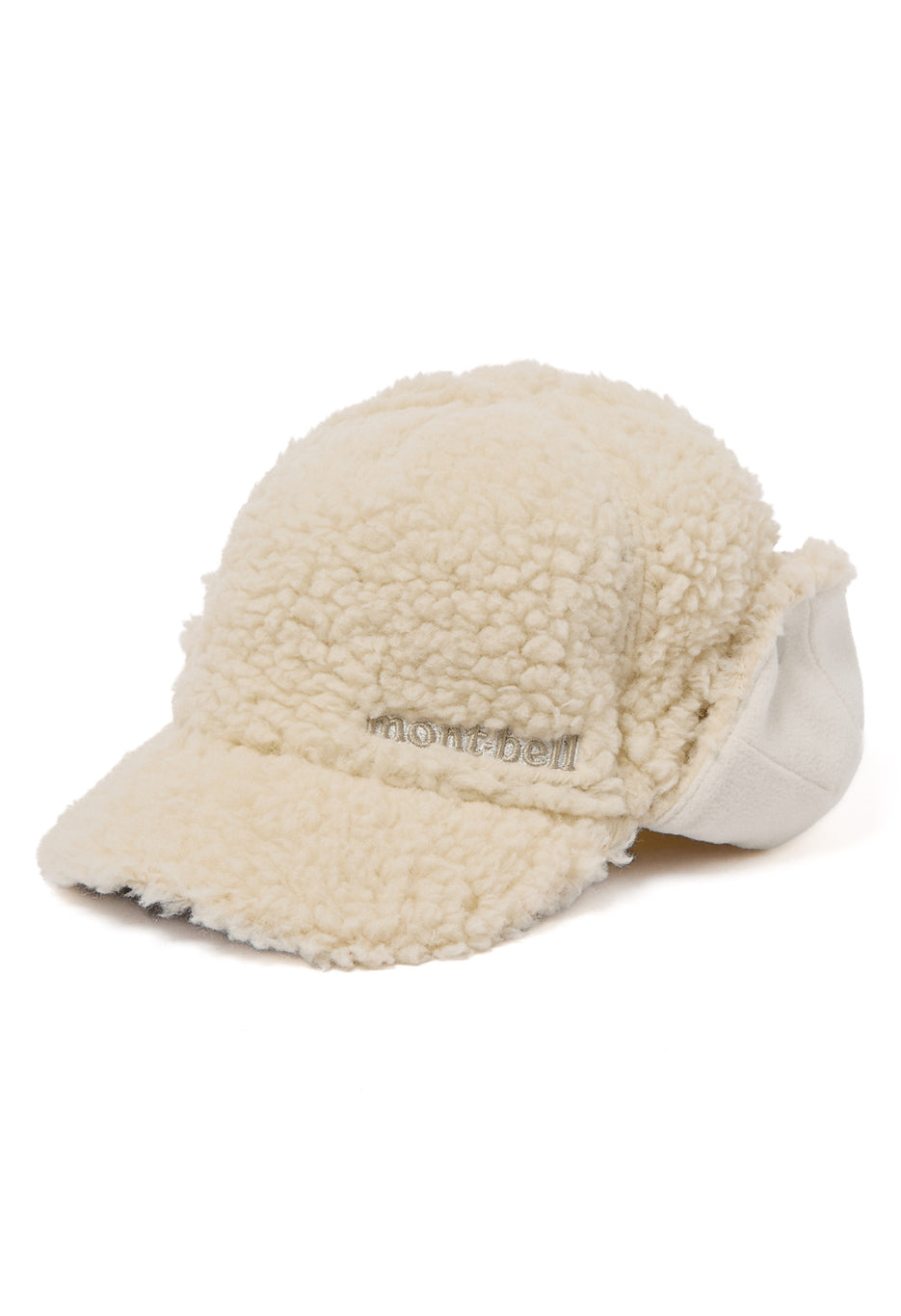 Montbell Climaplus Shearling Ear Warmer Cap - Ivory
