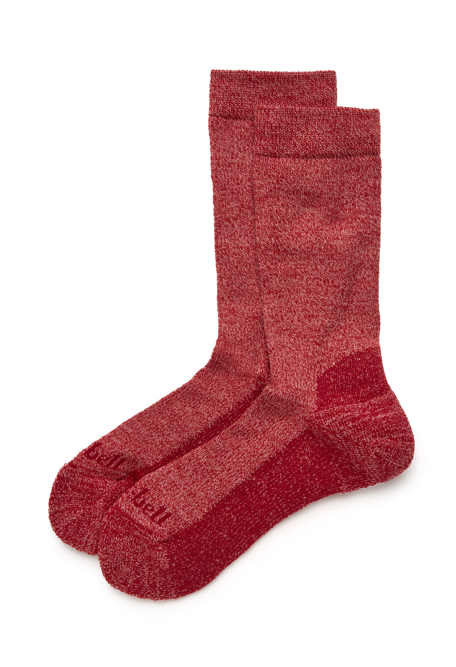 Montbell Women's Merino Wool Walking Socks - Red