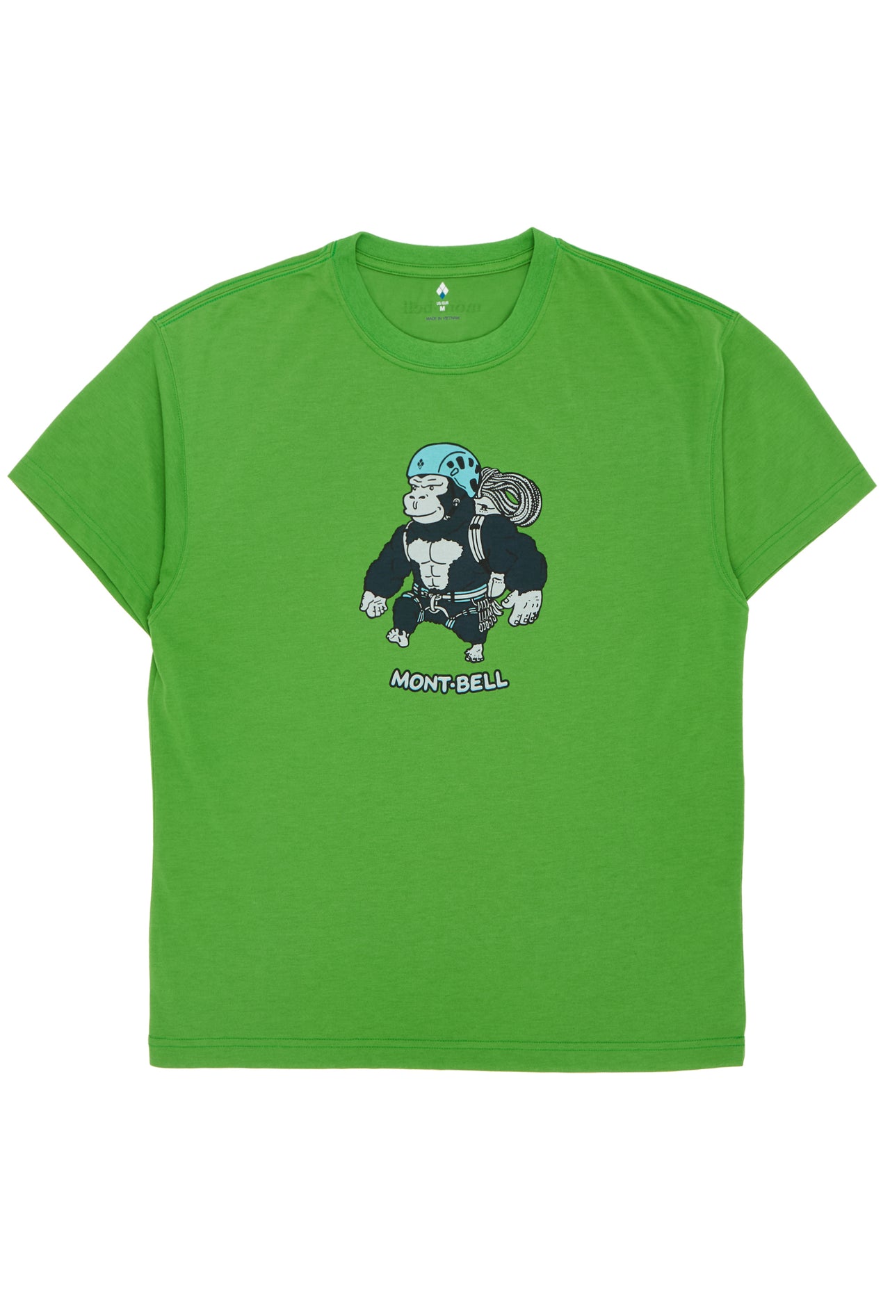 Montbell Men's Wickron Gorilla Climbing T-Shirt - Green