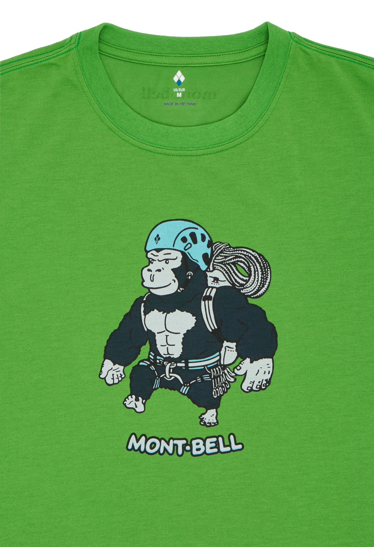 Montbell Men's Wickron Gorilla Climbing T-Shirt - Green