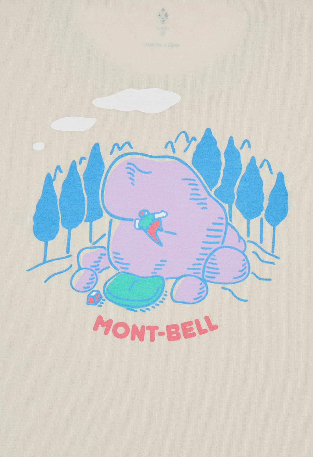 Montbell Men's Wickron Boulder T-Shirt - Ivory