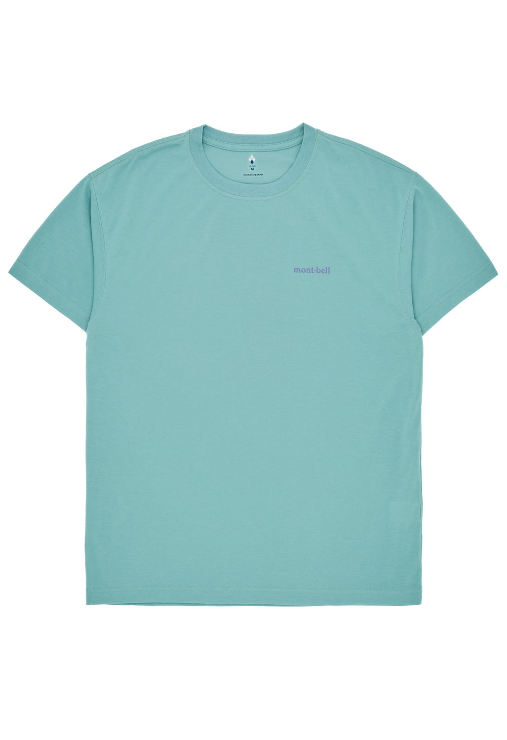 Montbell Men's Wickron Boulder T-Shirt - Light Blue