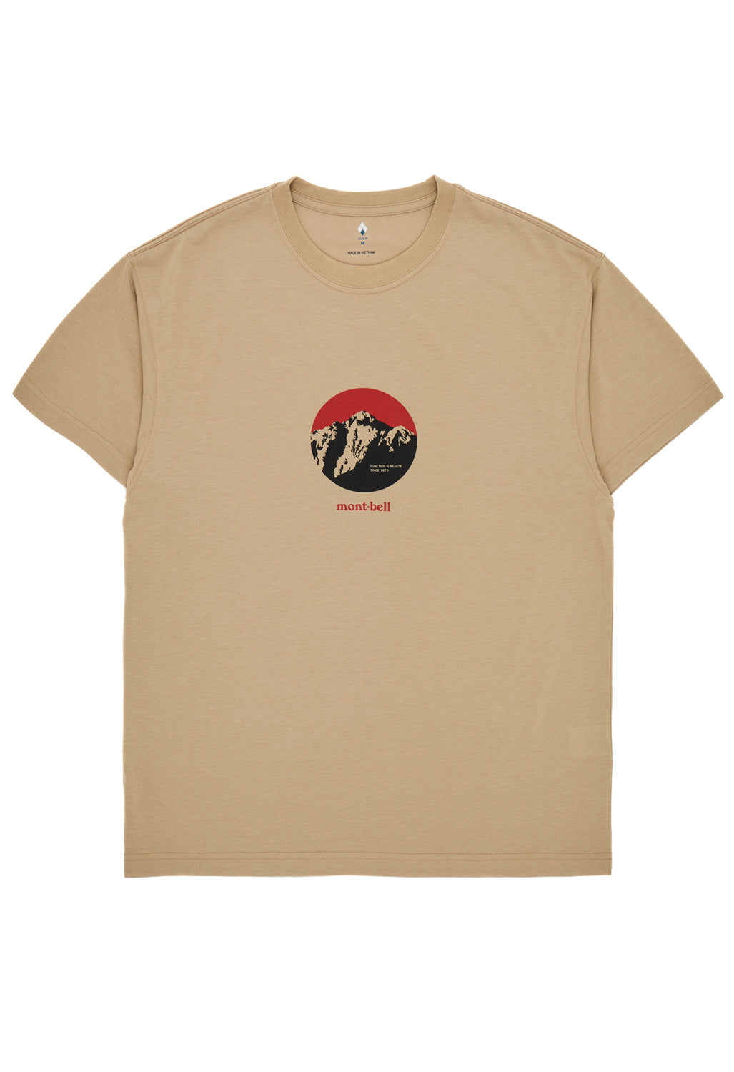 Montbell Men's Wickron Tsurugidake T-Shirt - Tan