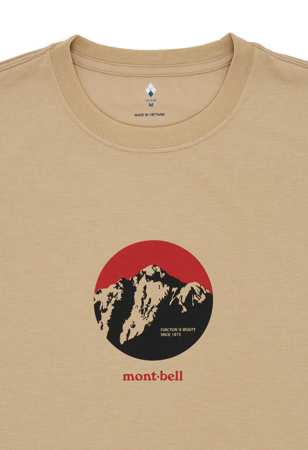 Montbell Men's Wickron Tsurugidake T-Shirt - Tan