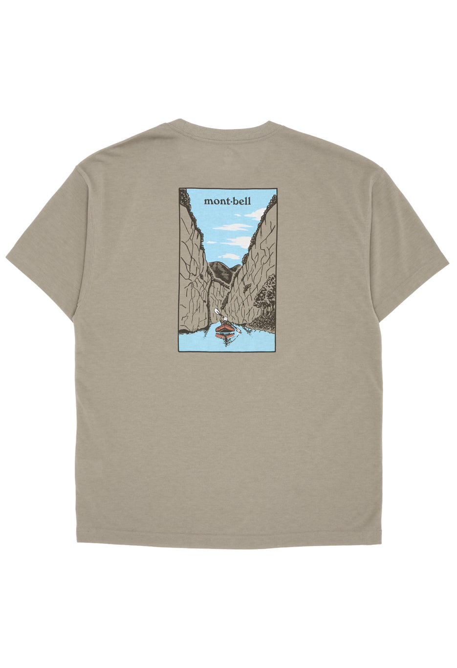 Montbell Men's Wickron River Trip T-Shirt - Tan