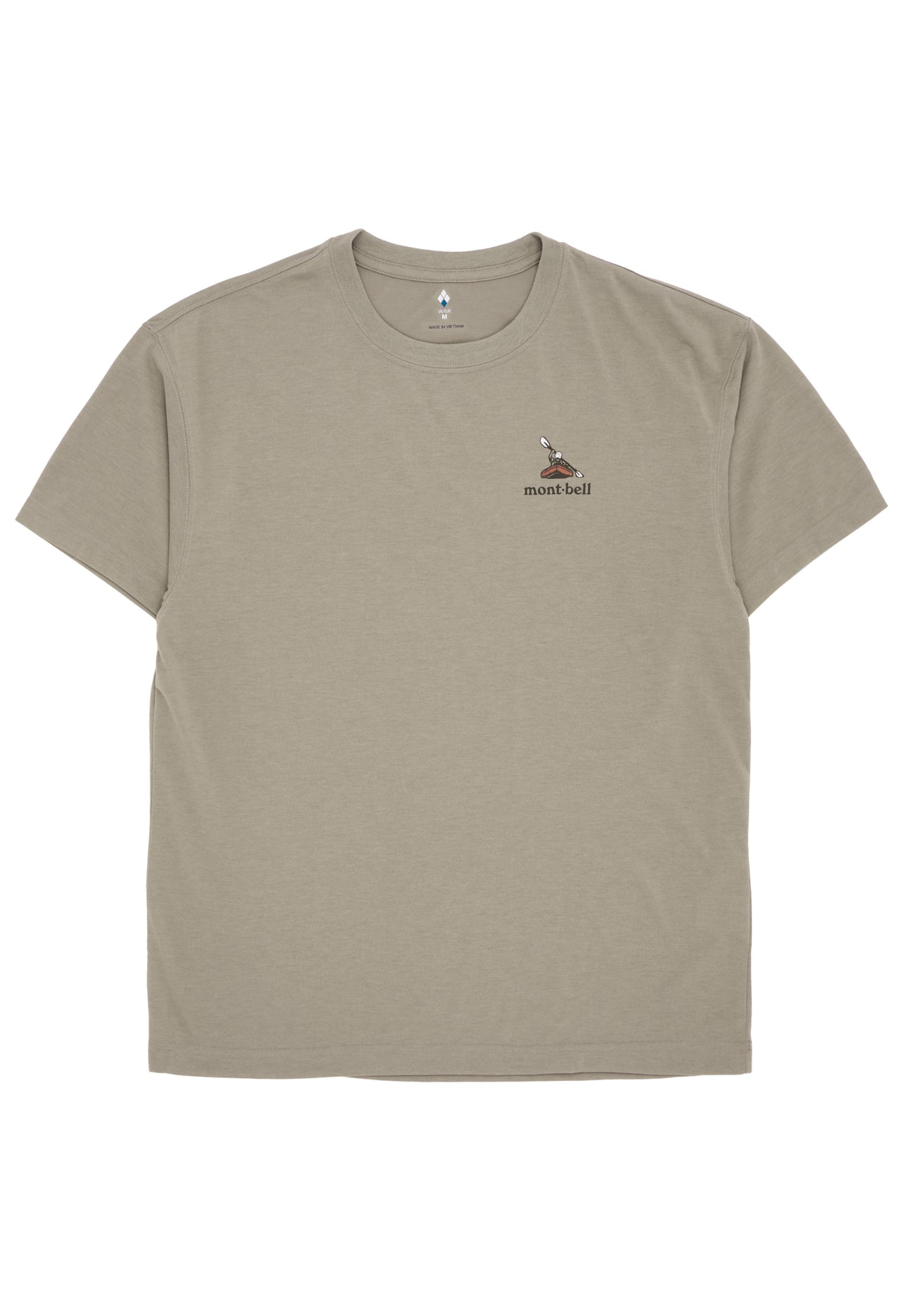 Montbell Men's Wickron River Trip T-Shirt - Tan