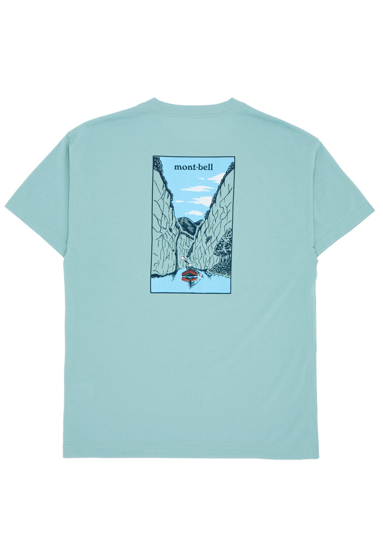 Montbell Men's Wickron River Trip T-Shirt - Light Blue