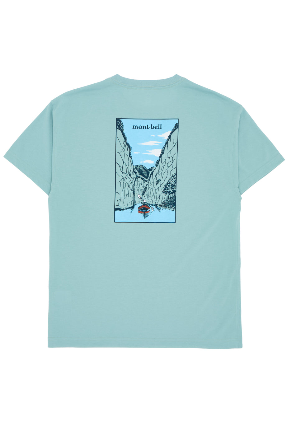 Montbell Men's Wickron River Trip T-Shirt - Light Blue