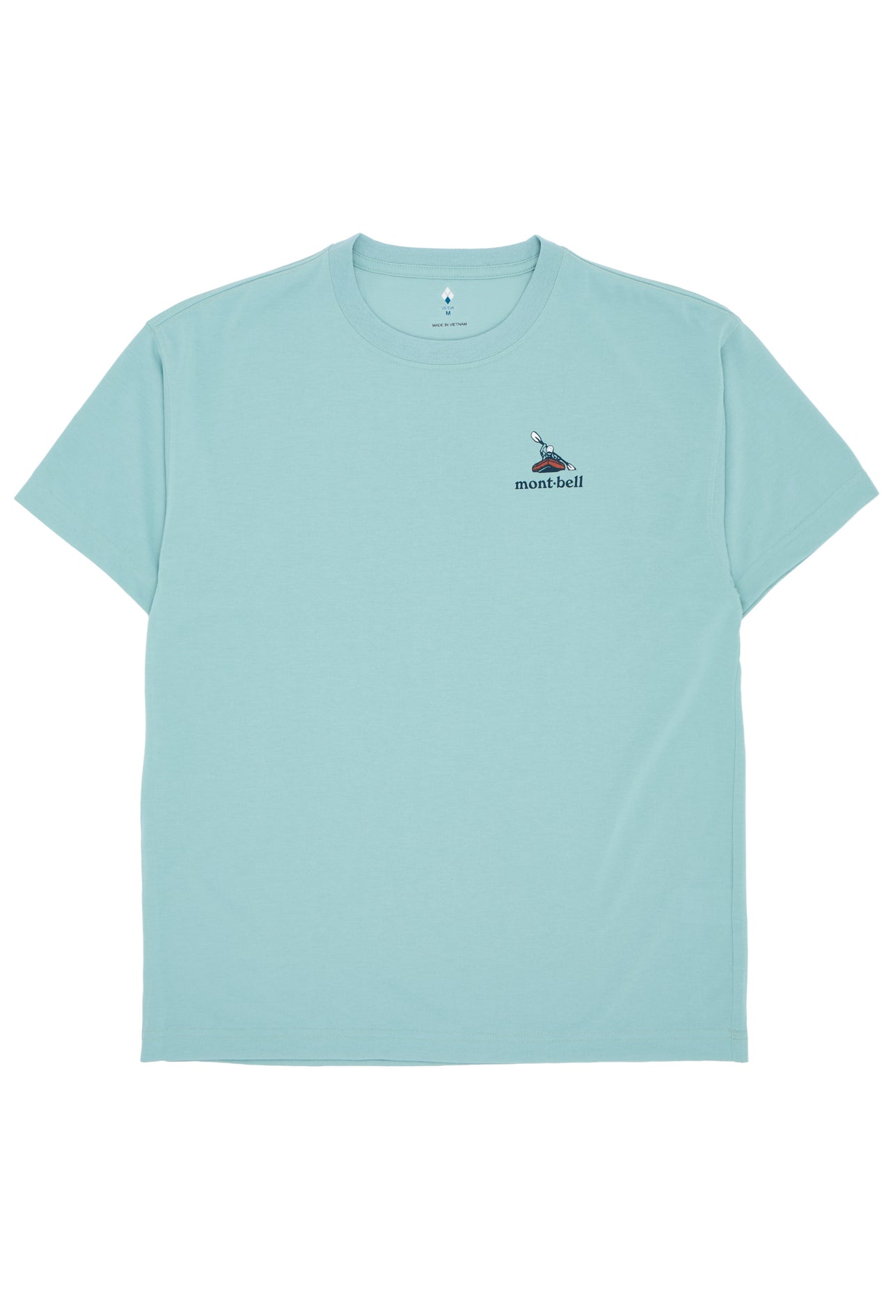 Montbell Men's Wickron River Trip T-Shirt - Light Blue