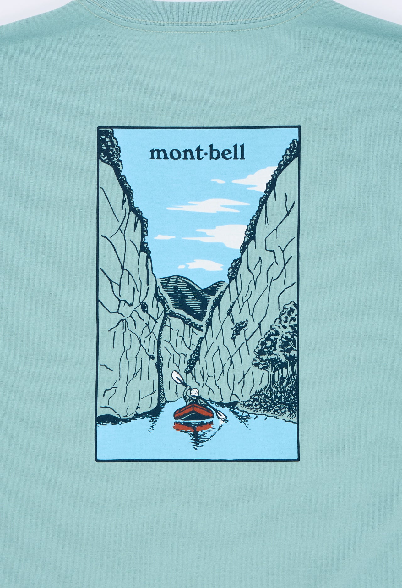 Montbell Men's Wickron River Trip T-Shirt - Light Blue