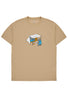 Montbell Men's Wickron Camping Bear T-Shirt - Tan