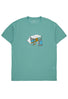 Montbell Men's Wickron Camping Bear T-Shirt - Blue Green