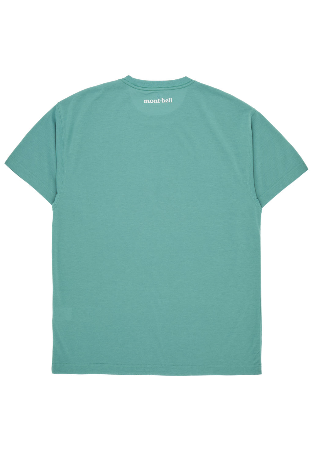 Montbell Men's Wickron Camping Bear T-Shirt - Blue Green