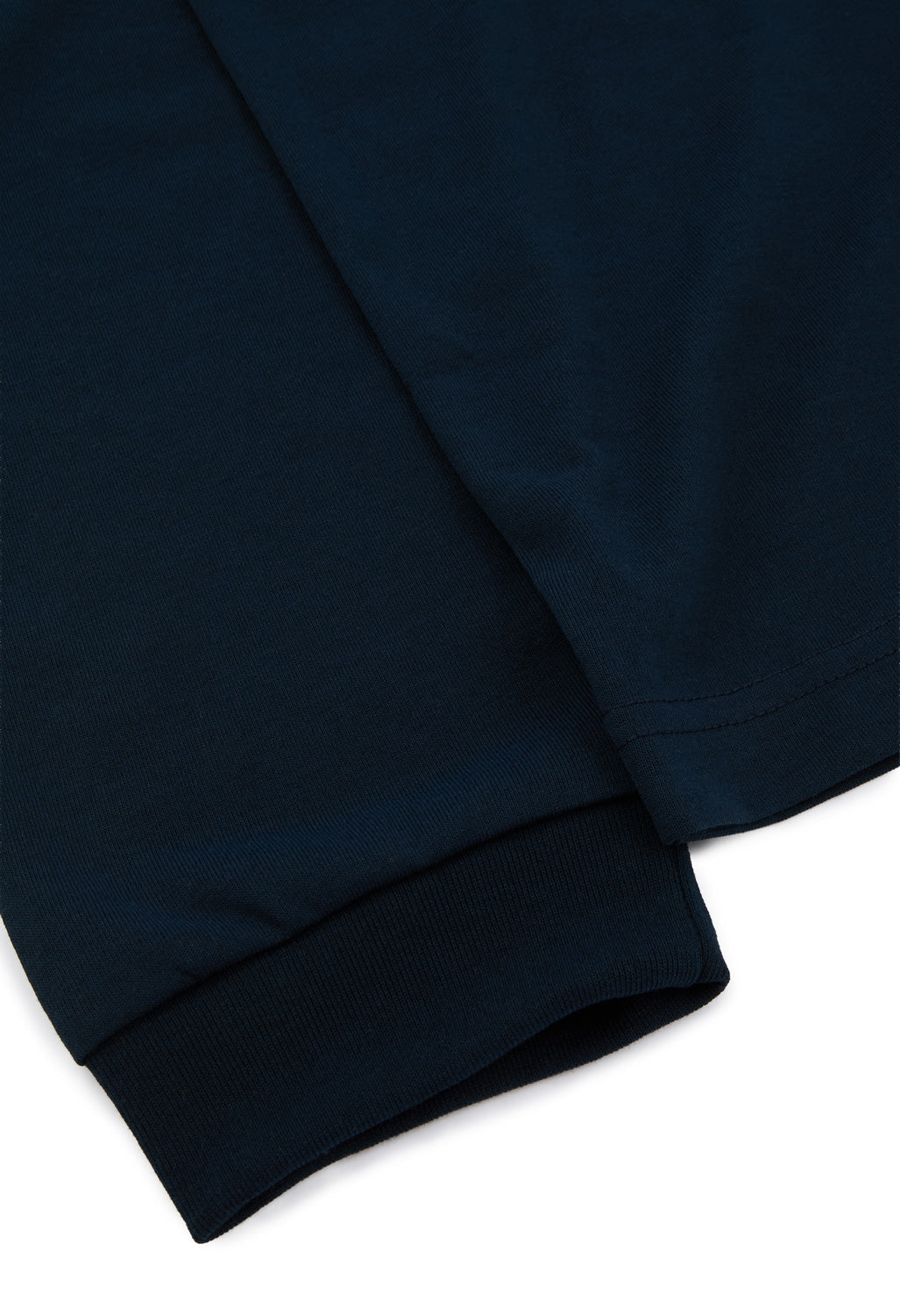 Montbell Men's Wickron White Mountain Range Long Sleeve T-Shirt - Navy