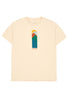 Montbell Men's Pear Skin Cotton Distant View T-Shirt - Ivory