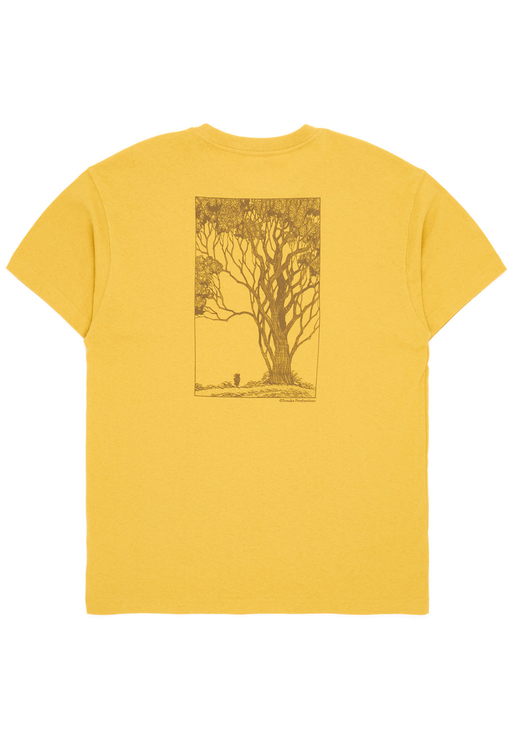 Montbell Men's Pear Skin Cotton Hyakkimaru T-Shirt - Yellow