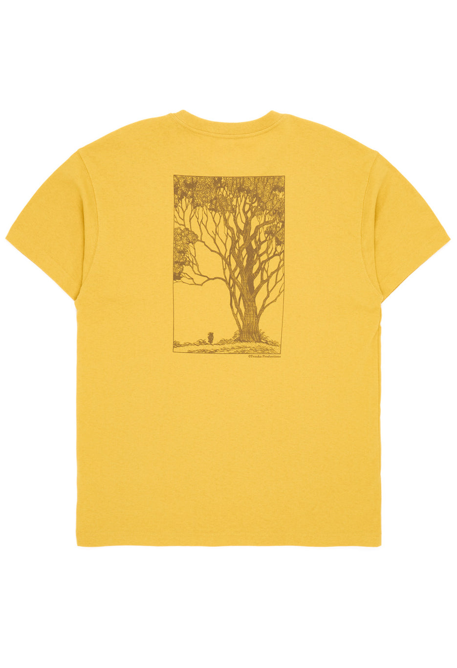 Montbell Men's Pear Skin Cotton Hyakkimaru T-Shirt - Yellow