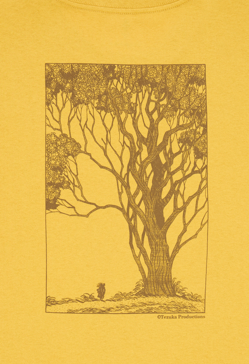 Montbell Men's Pear Skin Cotton Hyakkimaru T-Shirt - Yellow