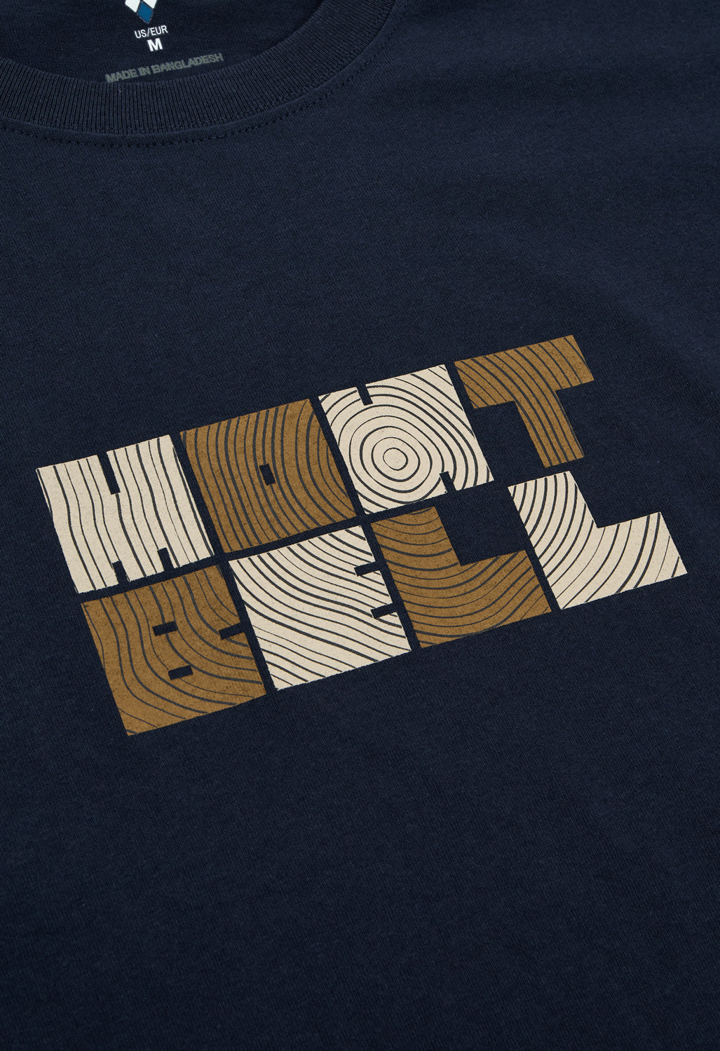 Montbell Men's Pear Skin Cotton Wood T-Shirt - Navy