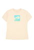 Montbell Women's Pear Skin Cotton Edelweiss T-Shirt - Ivory